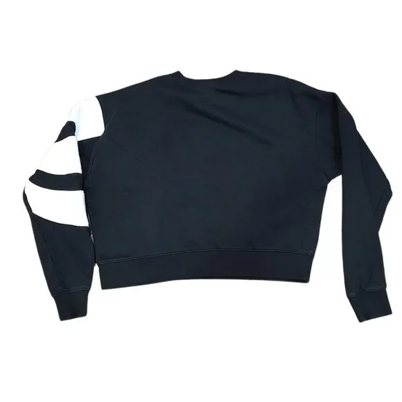 Adidas Originals Sewn Stripe Crop Sweater - Picture 6 of 15